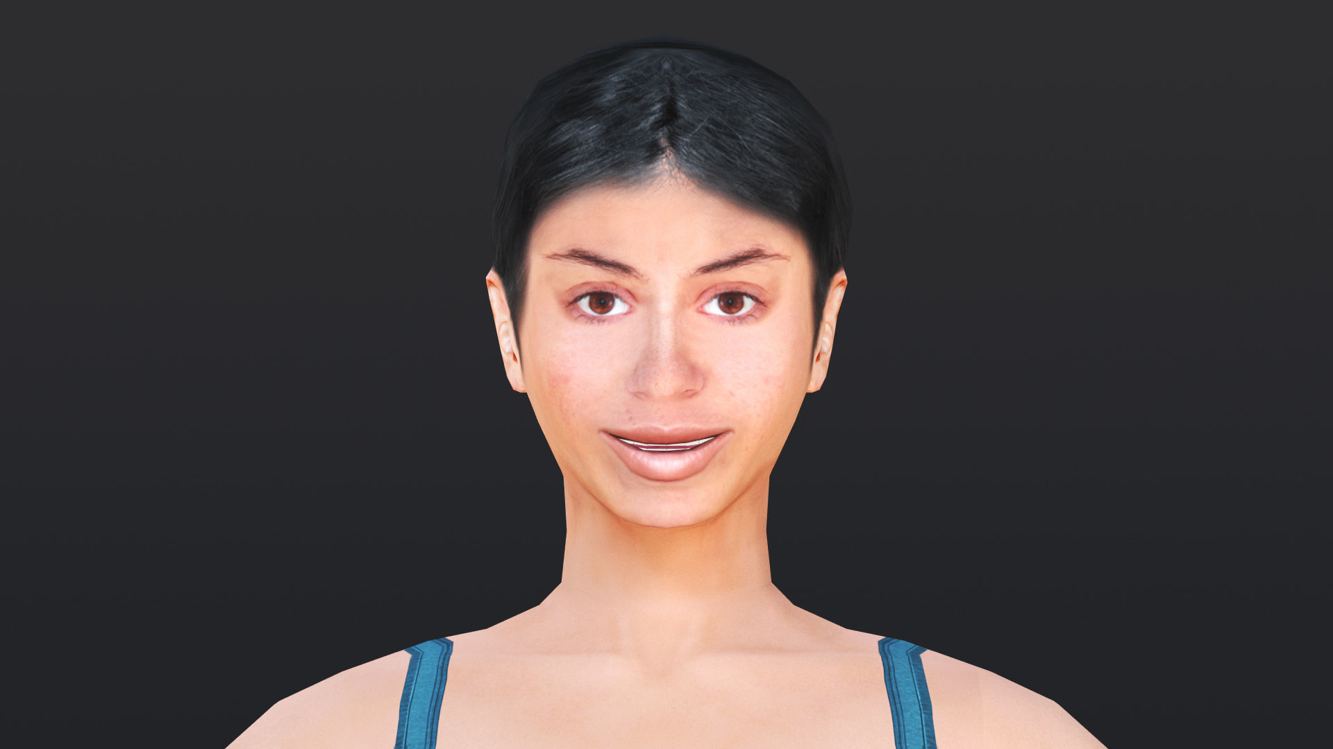 Woman 11 To 15 With 52 Animations 32 morphs 3D Model Collection_13