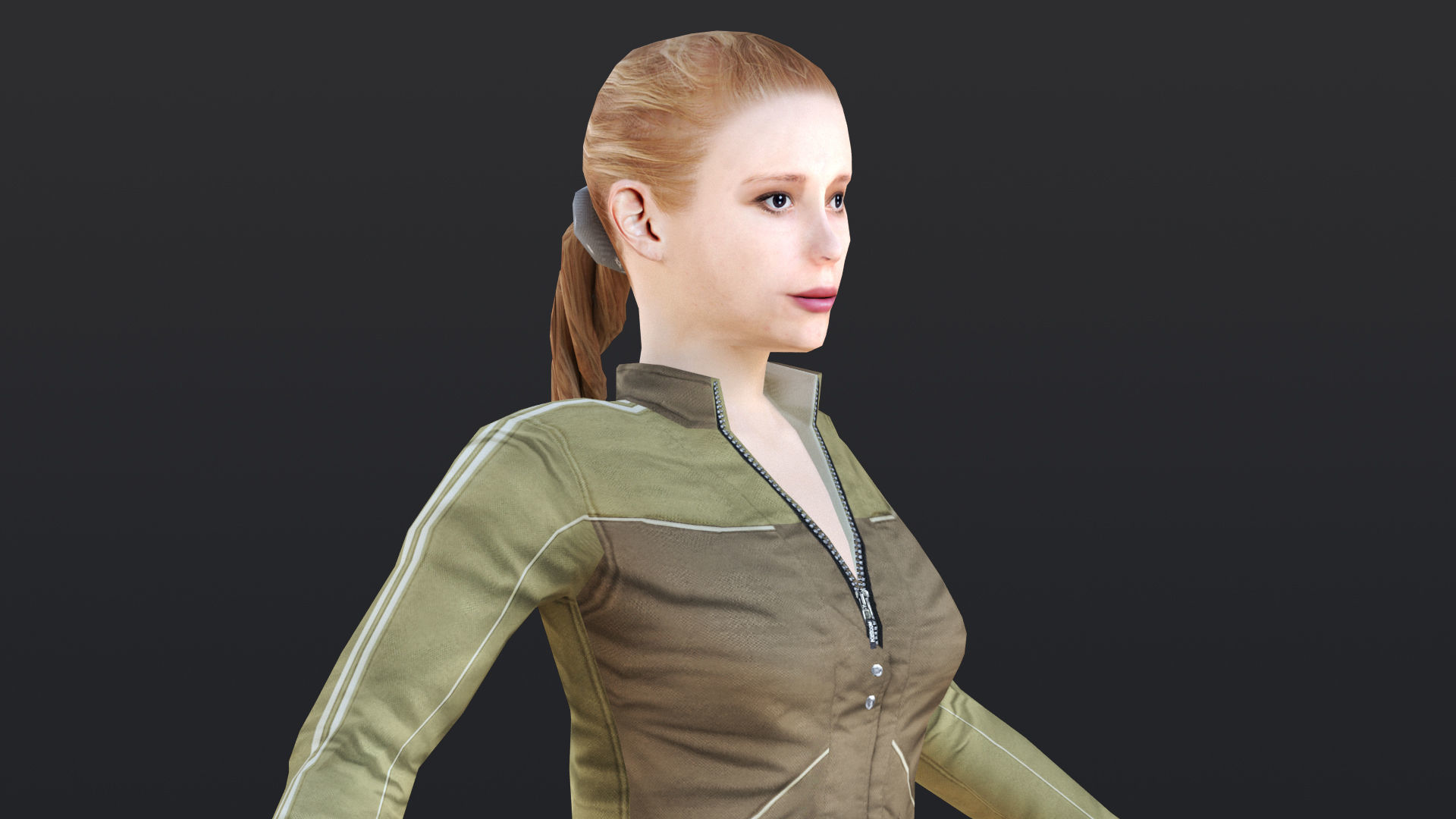 Woman 11 To 15 With 52 Animations 32 morphs 3D Model Collection_17