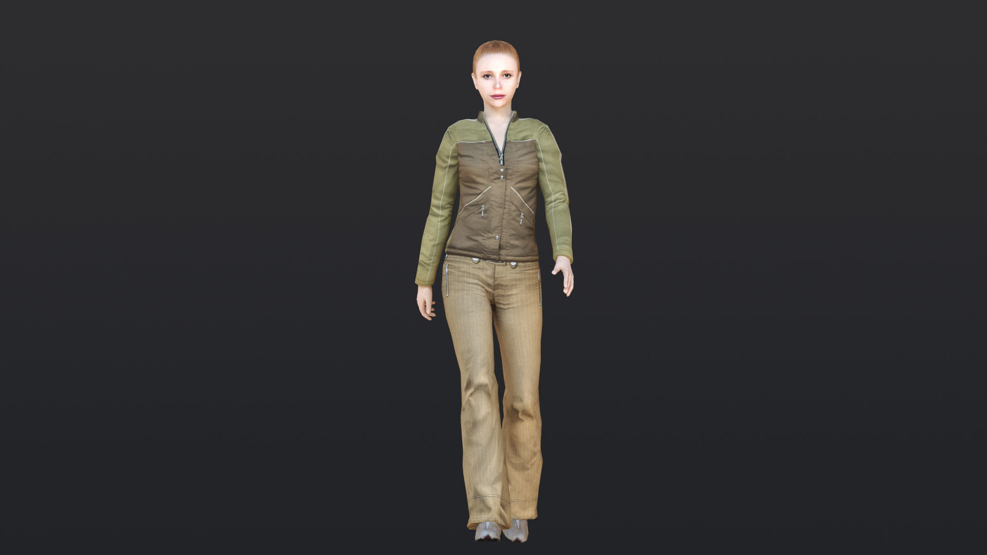 Woman 11 To 15 With 52 Animations 32 morphs 3D Model Collection_18