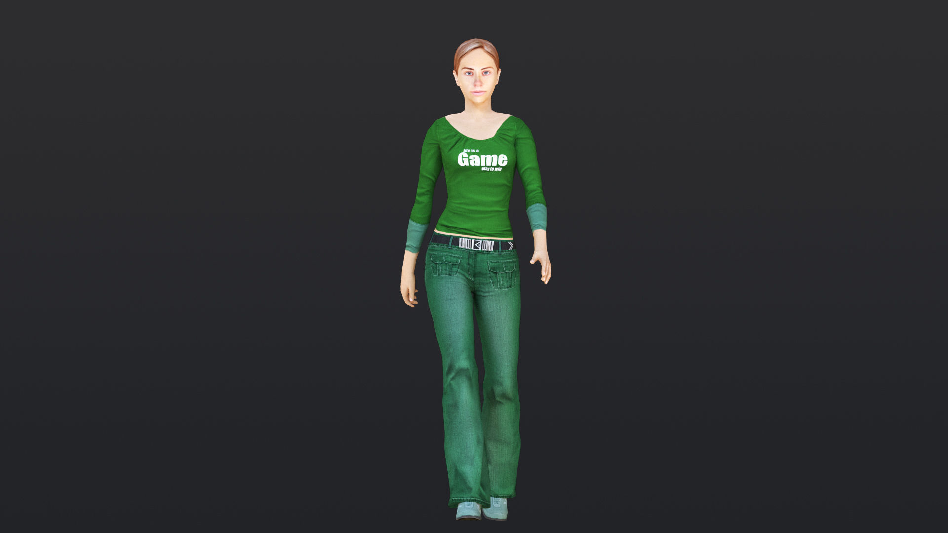 Woman 11 To 15 With 52 Animations 32 morphs 3D Model Collection_21