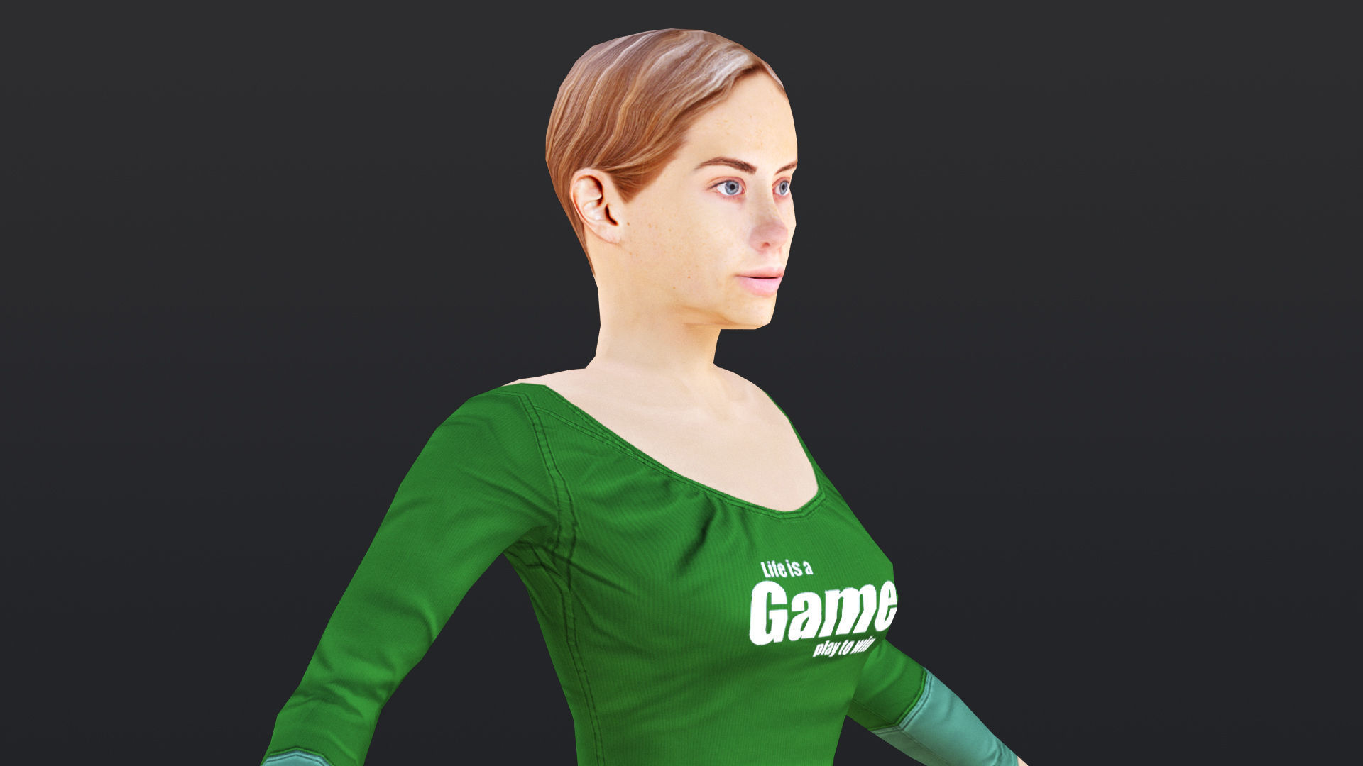 Woman 11 To 15 With 52 Animations 32 morphs 3D Model Collection_20
