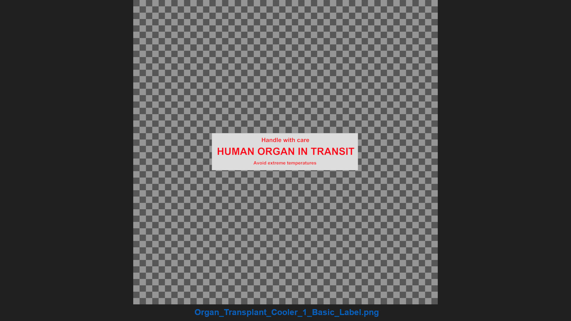 Organ Transplant Cooler 1 Basic Low-poly 3D model_7