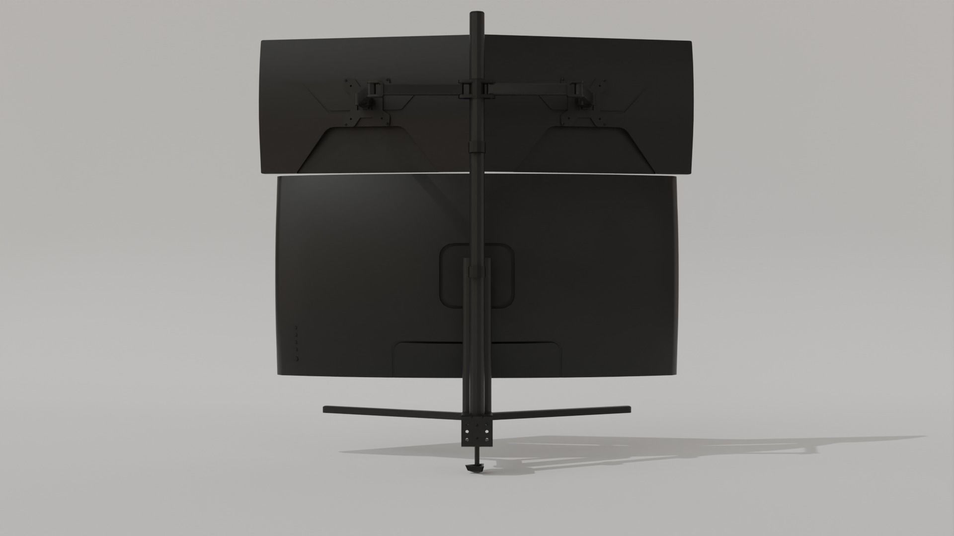 Realistic Minimal Modern Room Studio Setup 3D model_7