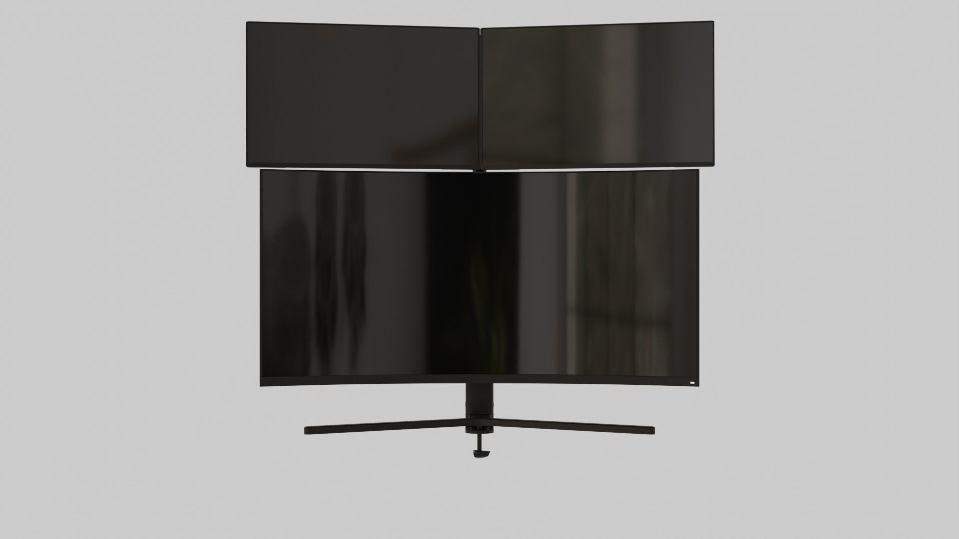 Realistic Minimal Modern Room Studio Setup 3D model_6