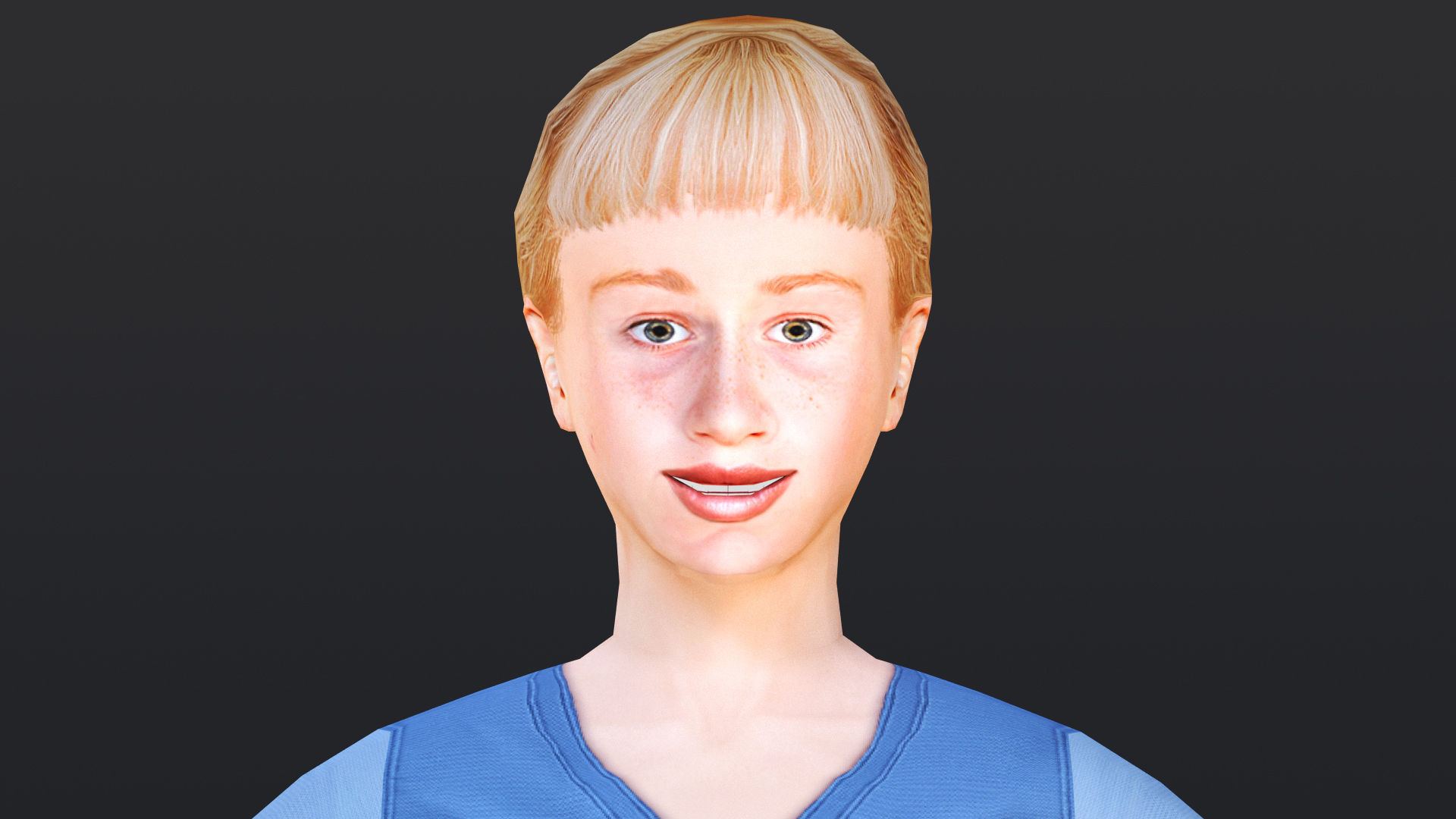 Woman 16 To 20 With 52 Animations 32 morphs 3D Model Collection_23