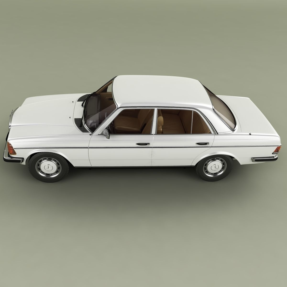 Mercedes-Benz W123 Sedan 3D model_9