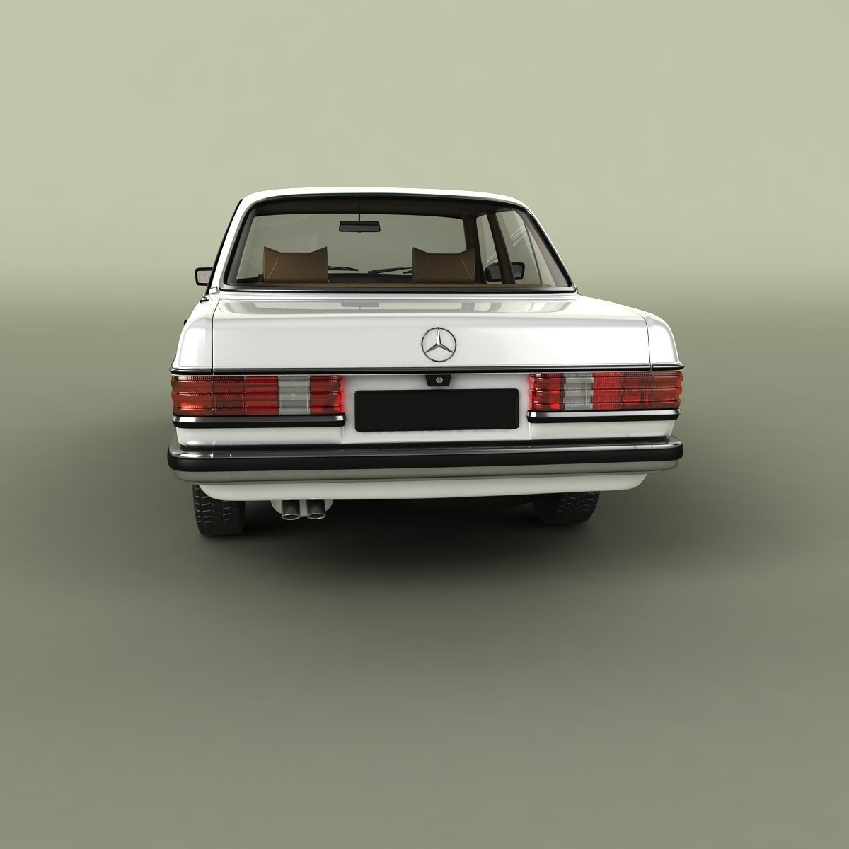 Mercedes-Benz W123 Sedan 3D model_6
