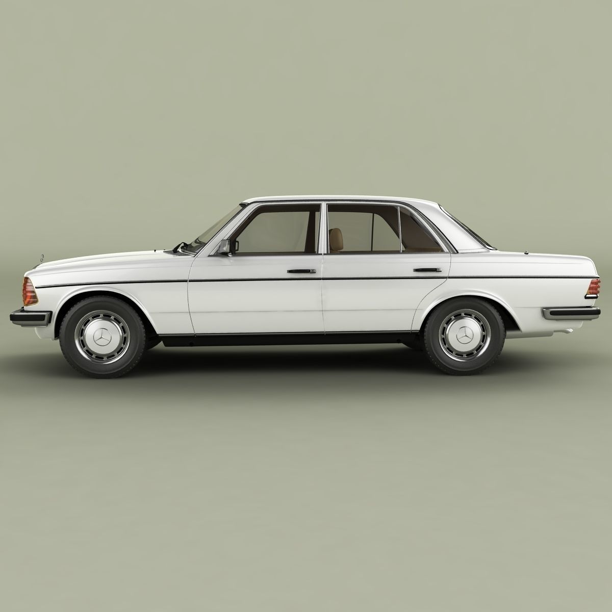 Mercedes-Benz W123 Sedan 3D model_4