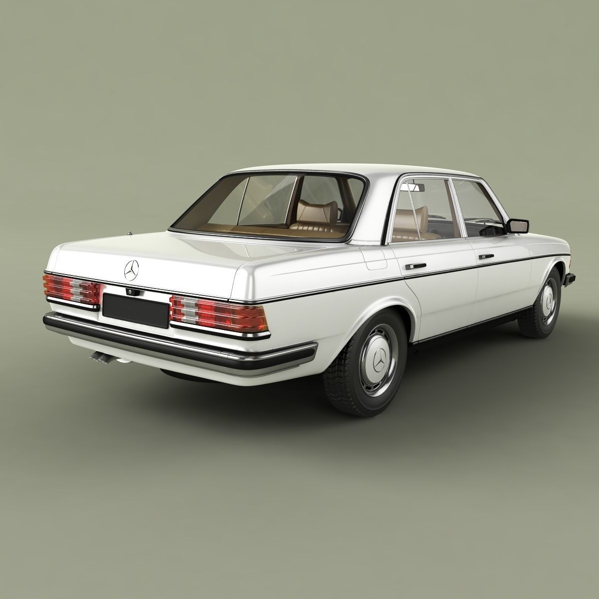 Mercedes-Benz W123 Sedan 3D model_5