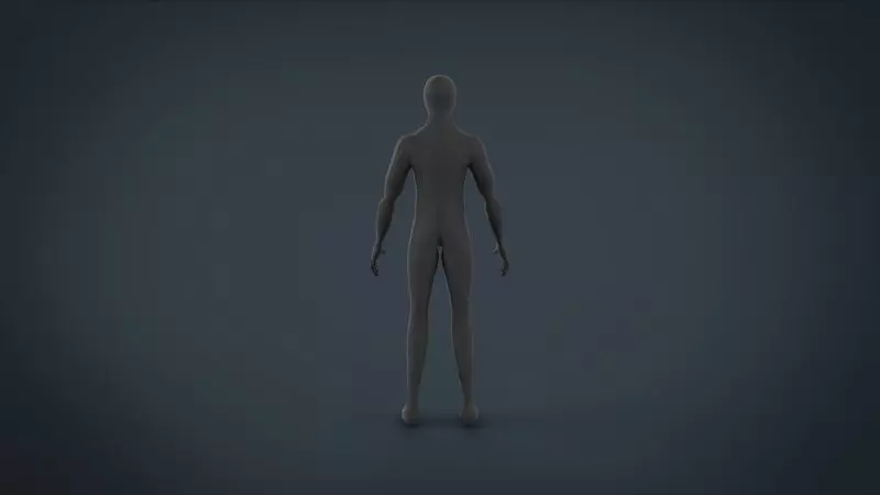 base mesh man Free 3D model