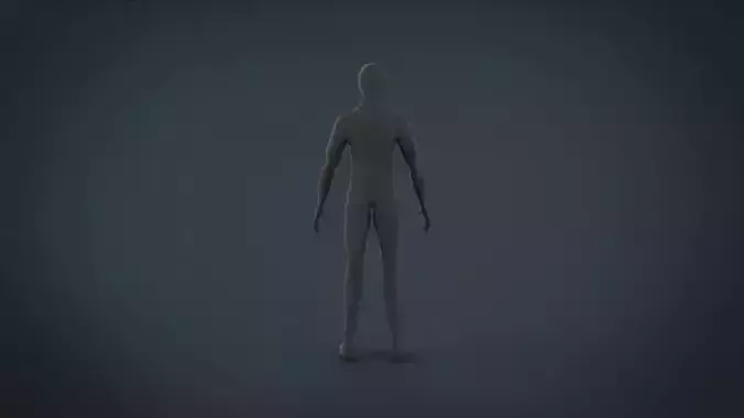 base mesh man Free 3D model