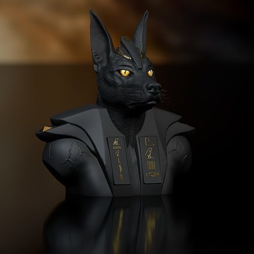 Anubis Bust  Variants 3D print model
