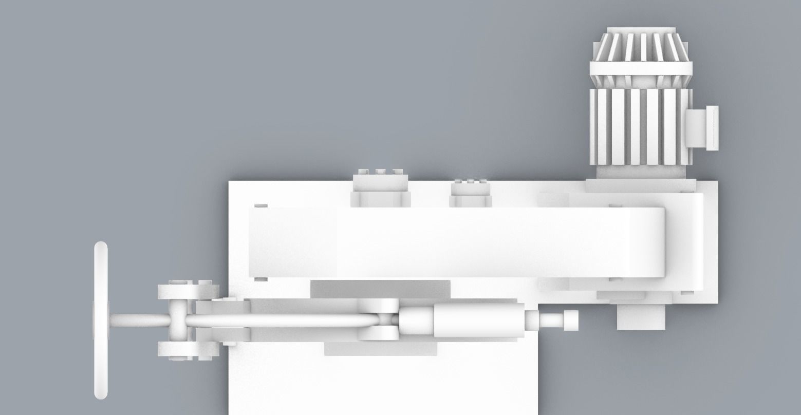 Anchor Winch Low-poly 3D model_17