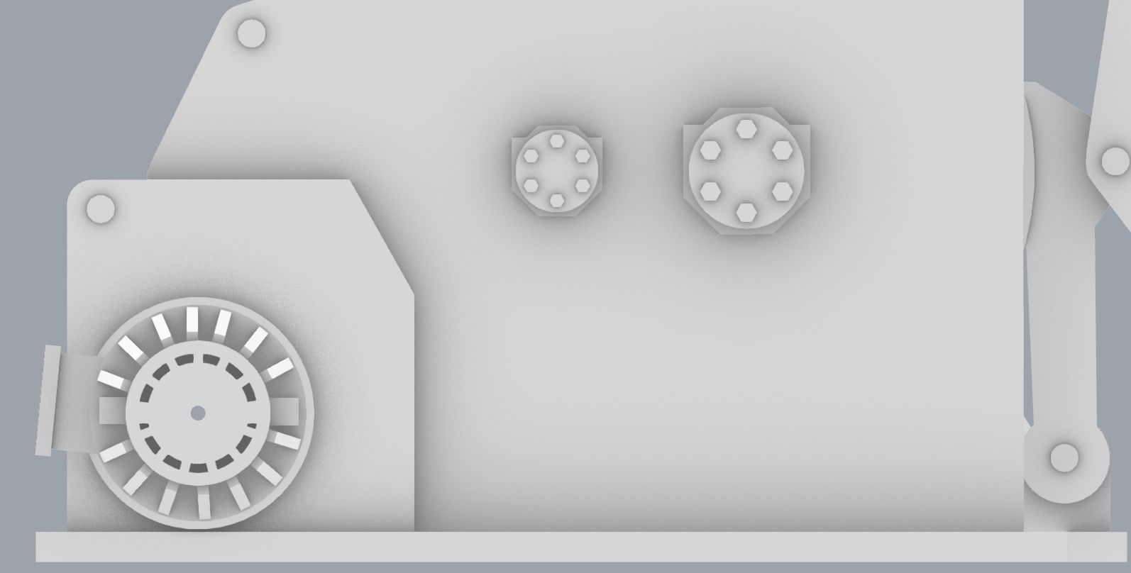 Anchor Winch Low-poly 3D model_18