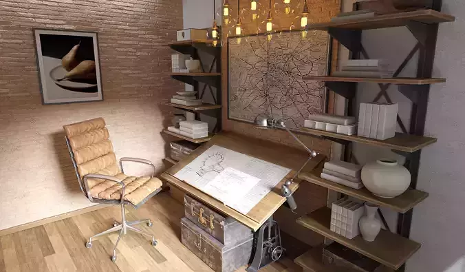 Workplace for an architect