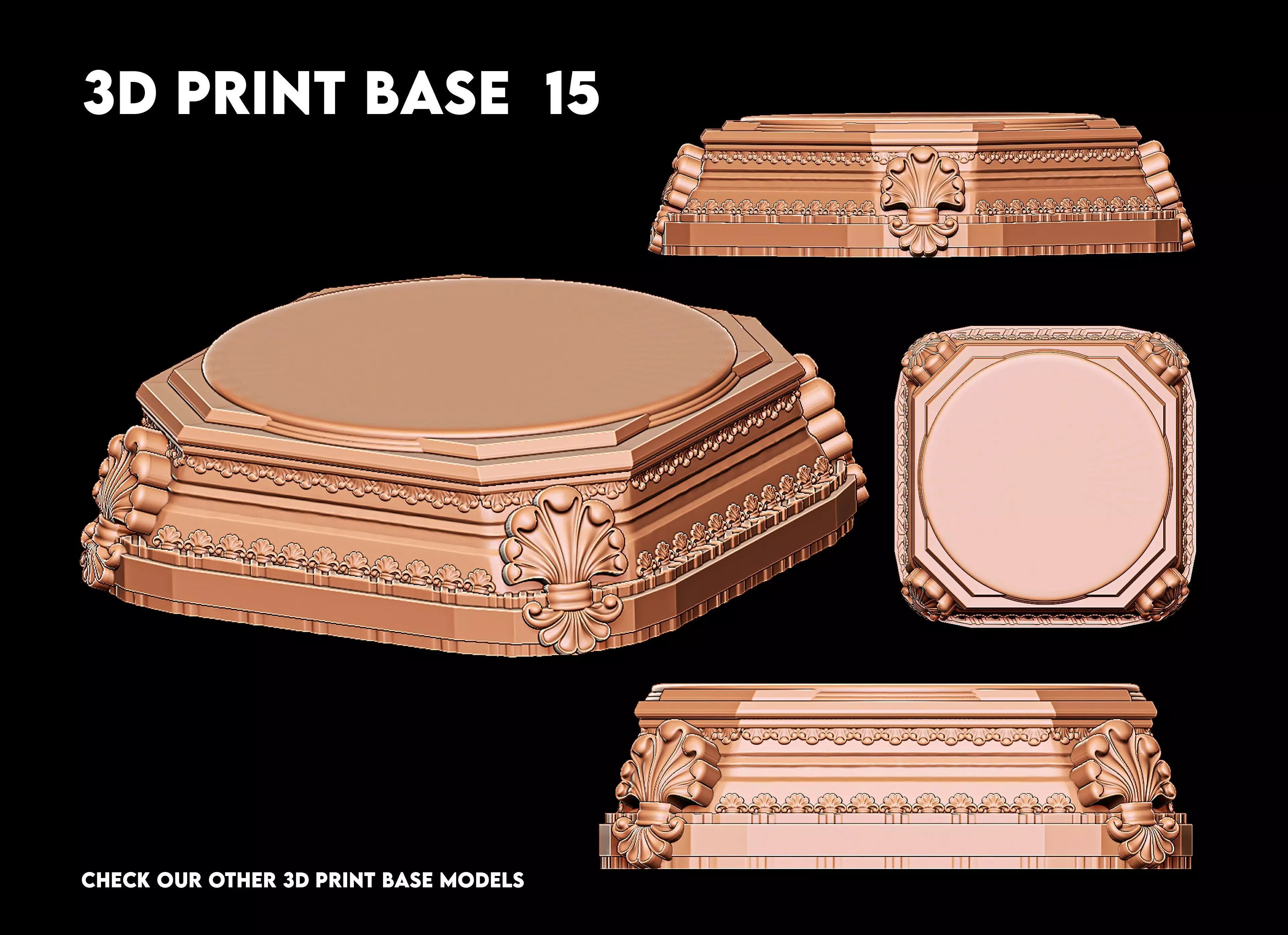 3D Print Base 15 3D print model