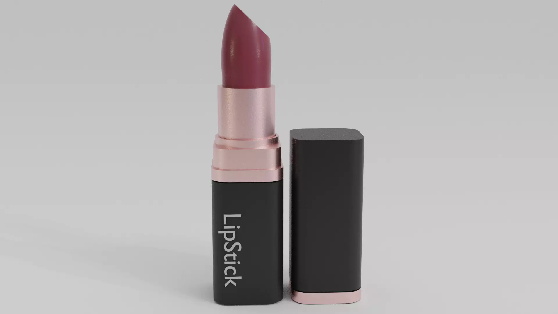 Noncommercial Lipstick 3D model_0