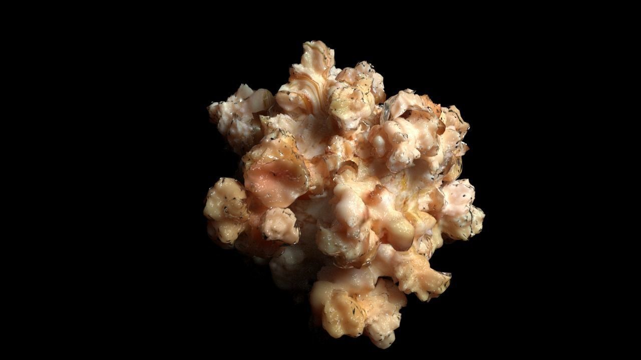 Cancer Cell Groving Low-poly 3D model_2