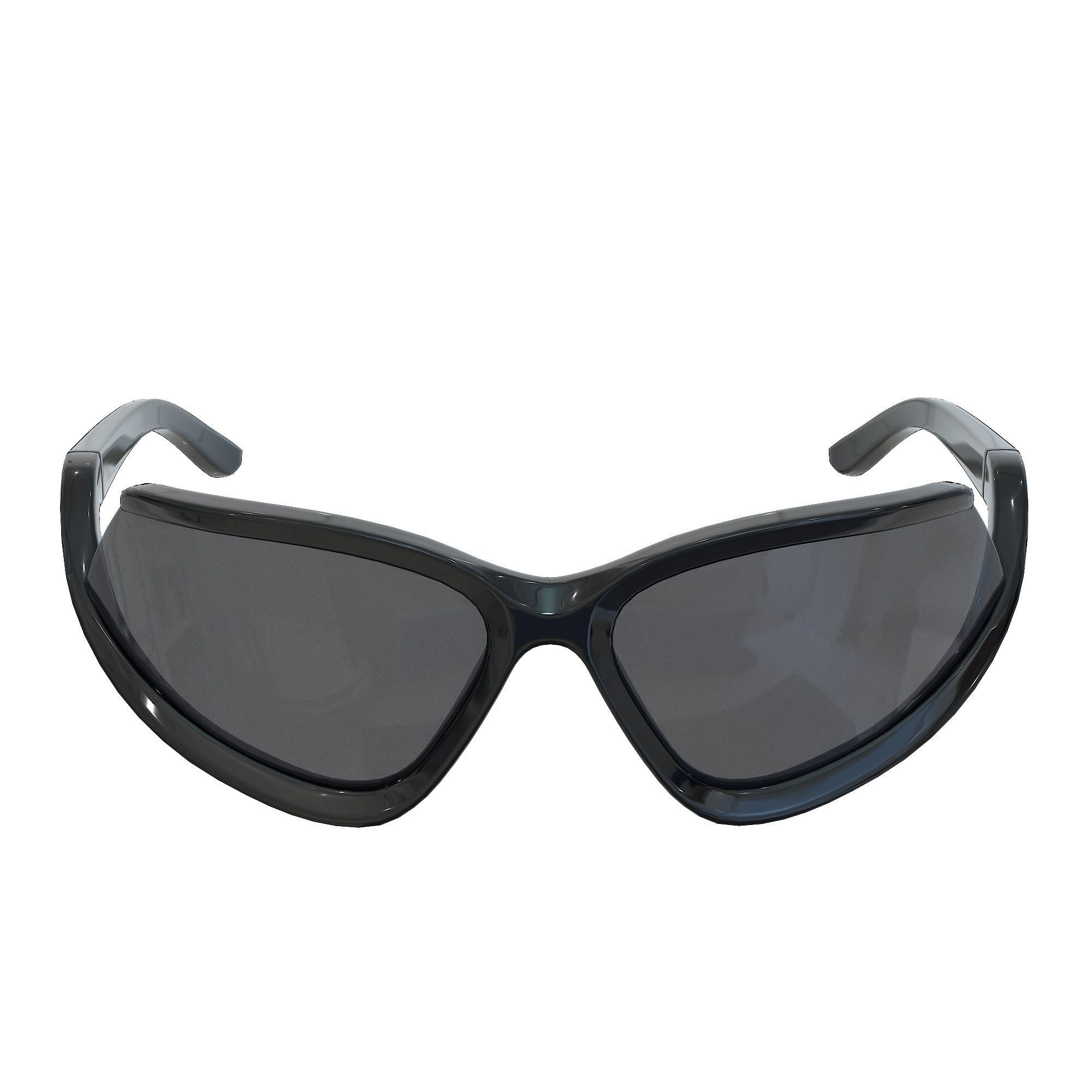 Balenciaga Side Xpander Cat Sunglasses Low-poly 3D model_10