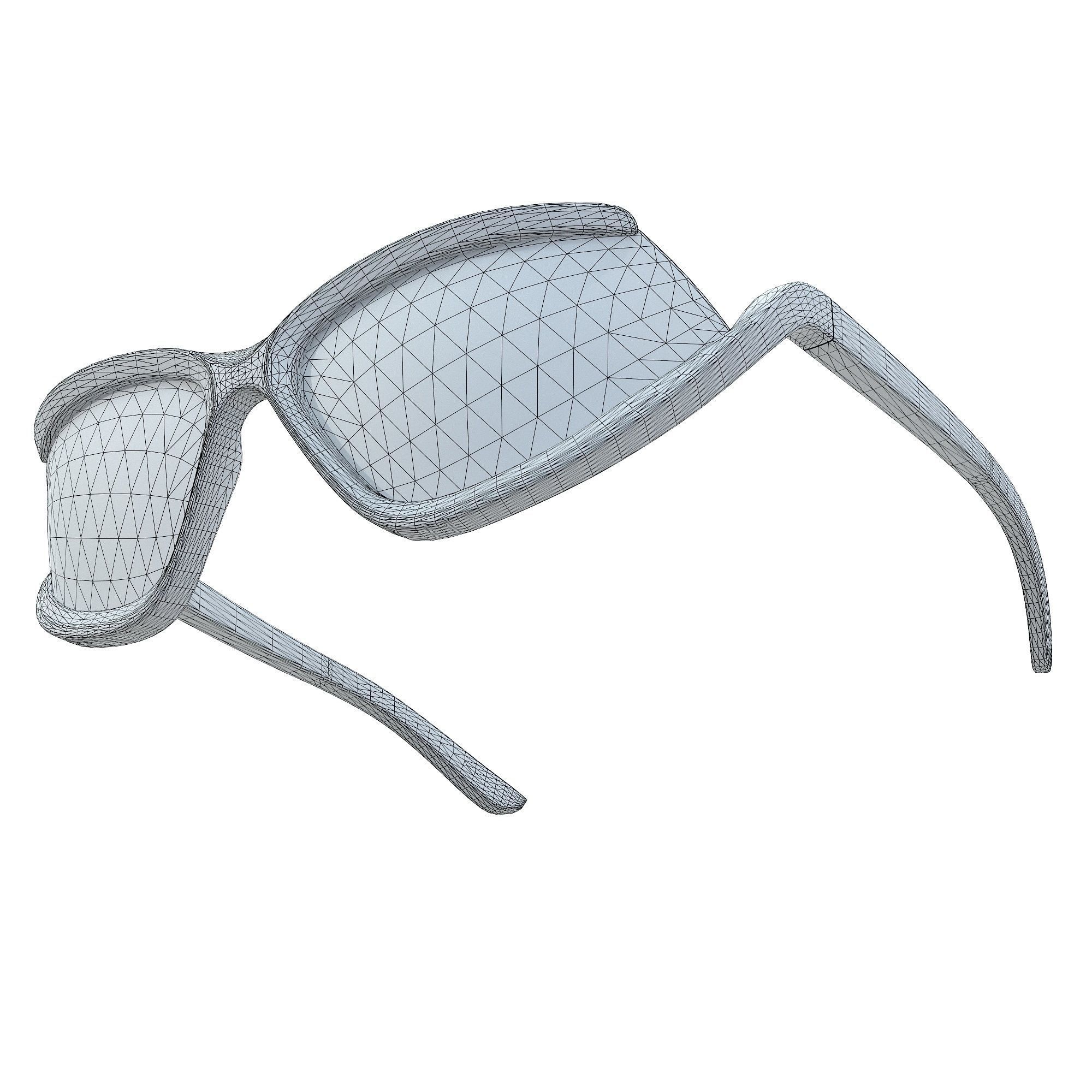 Balenciaga Side Xpander Cat Sunglasses Low-poly 3D model_12