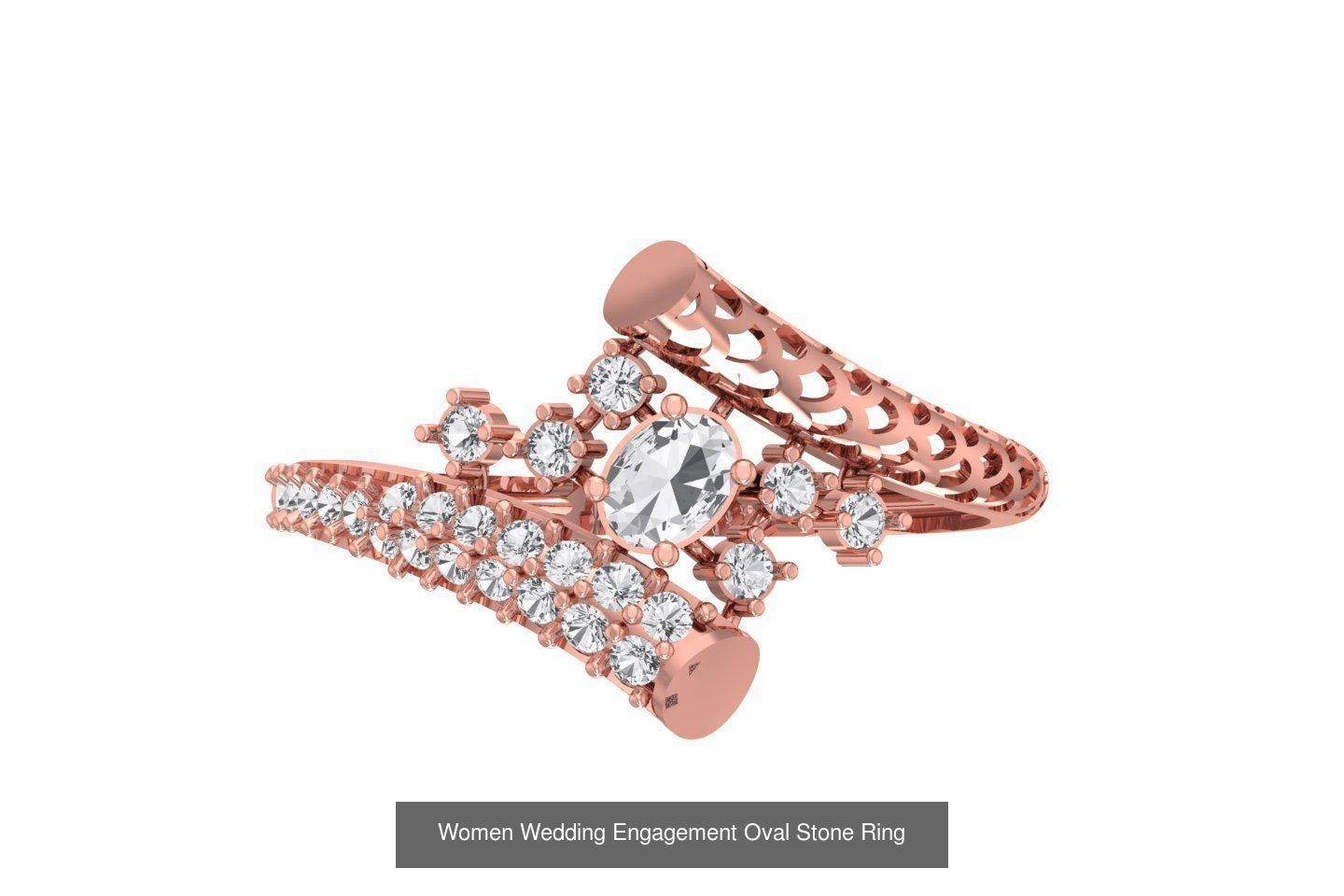 77 Different Shape Stone Rings 3dm STL OBJ FBX Detail Collection _14