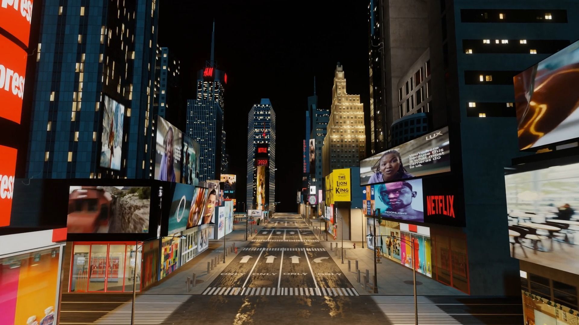 Times Square NYC Broadway New York City America 3D model_9