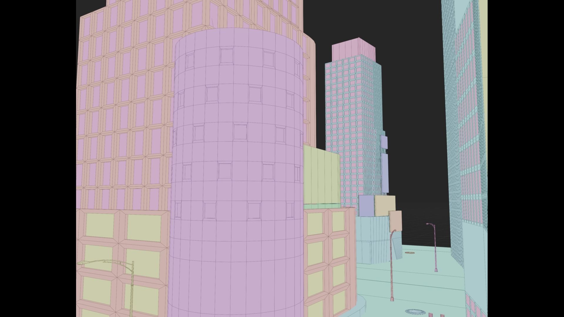 Times Square NYC Broadway New York City America 3D model_32