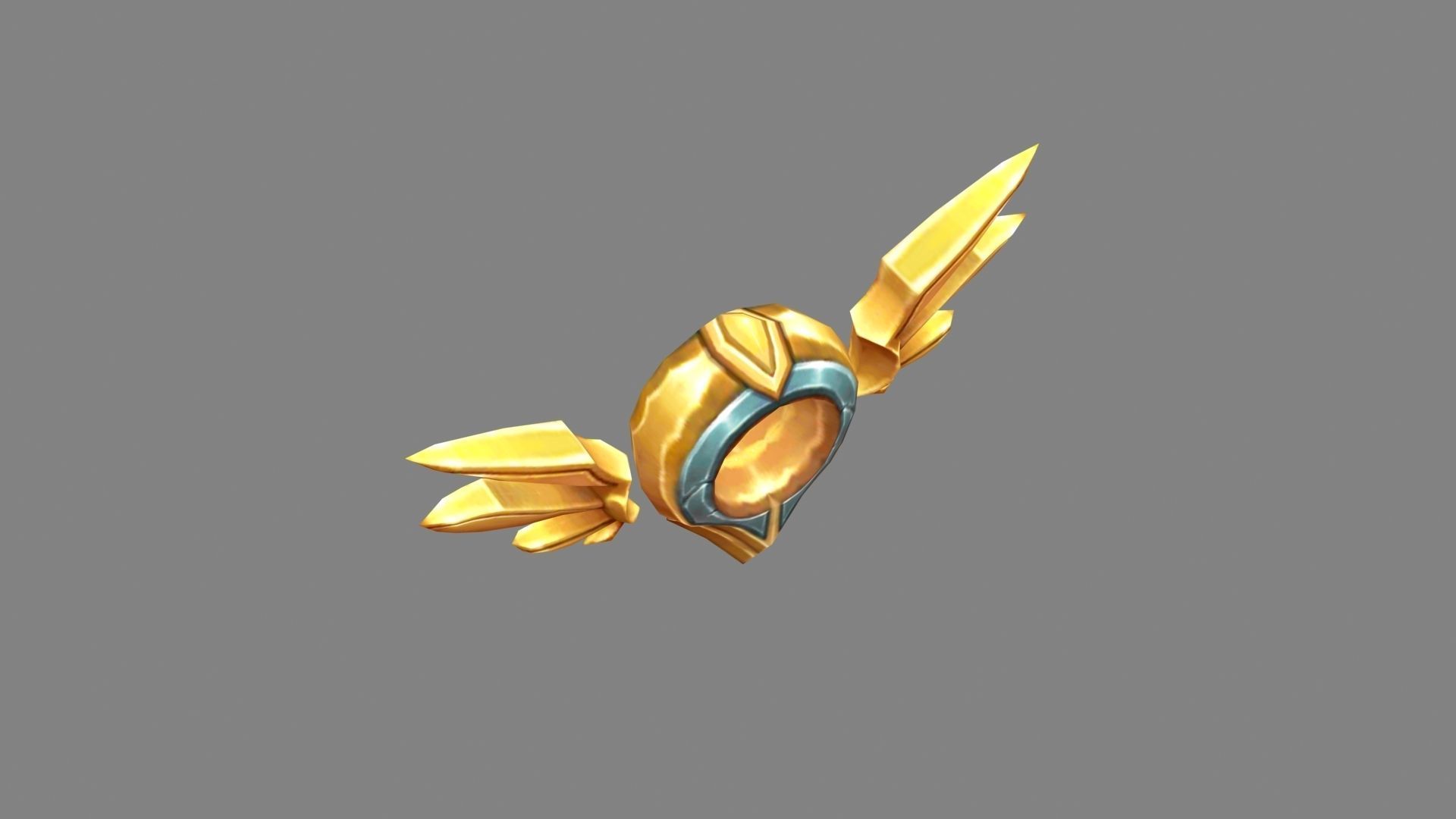 Cartoon coordinate icon - mark Low-poly 3D model_2