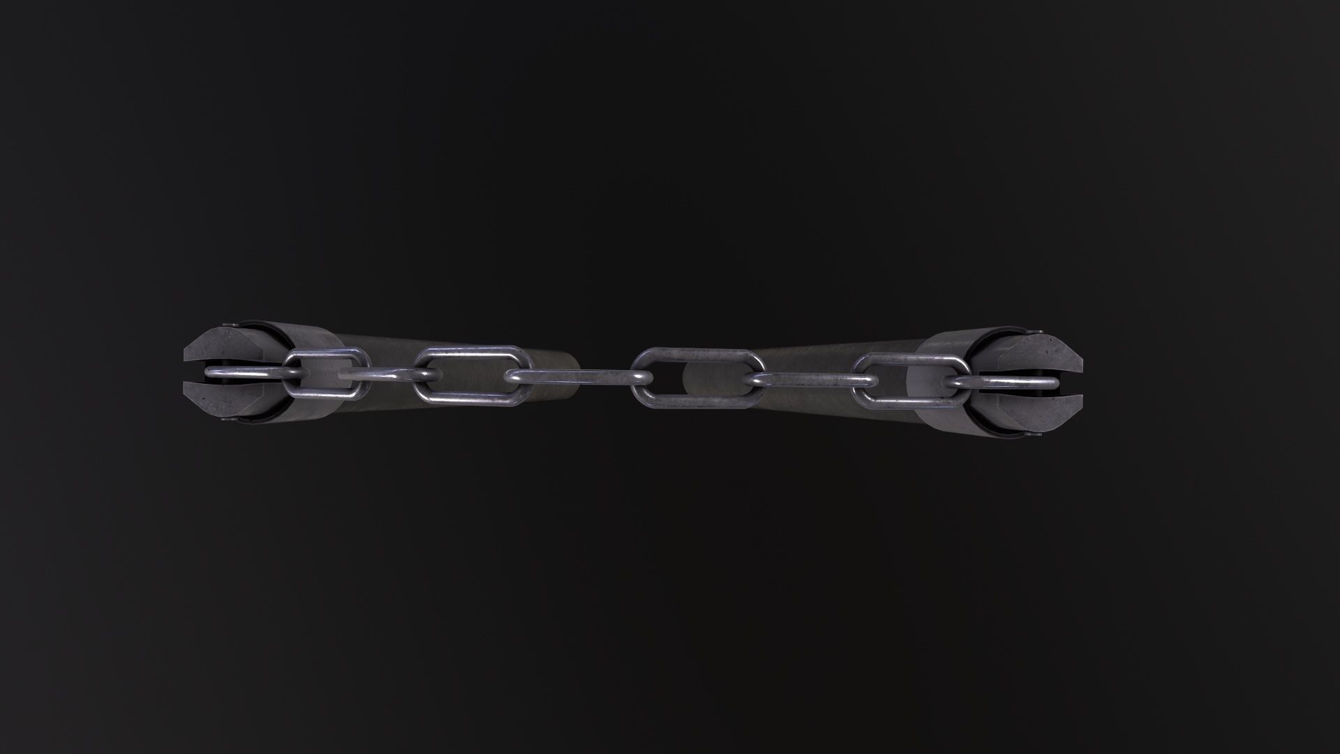 Nunchaku 3D Model Low-poly 3D model_5