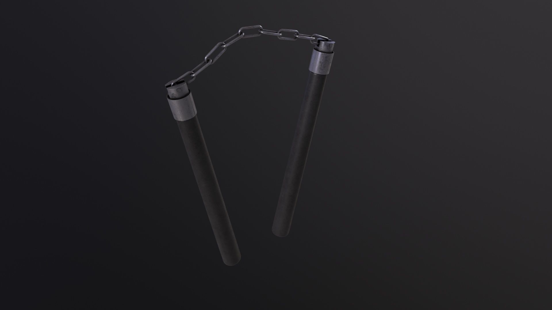 Nunchaku 3D Model Low-poly 3D model_4