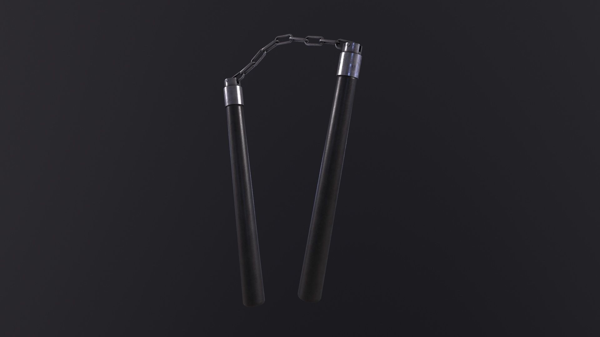 Nunchaku 3D Model Low-poly 3D model_3