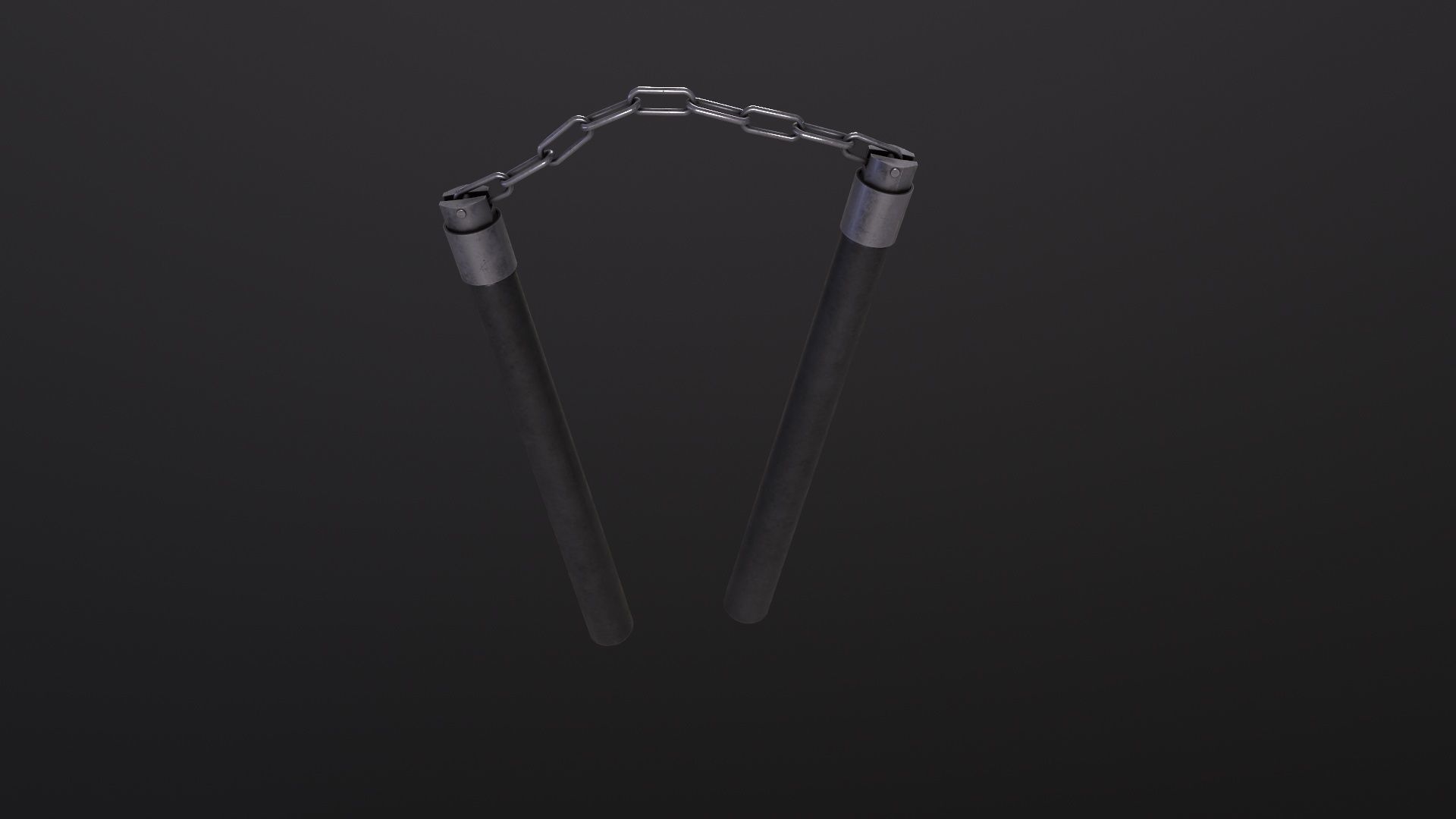 Nunchaku 3D Model Low-poly 3D model_2