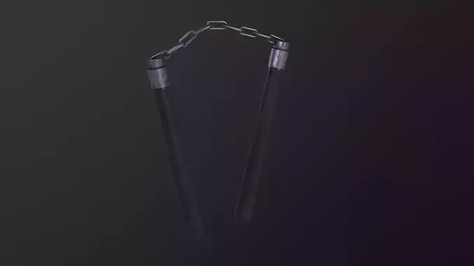 Nunchaku 3D Model