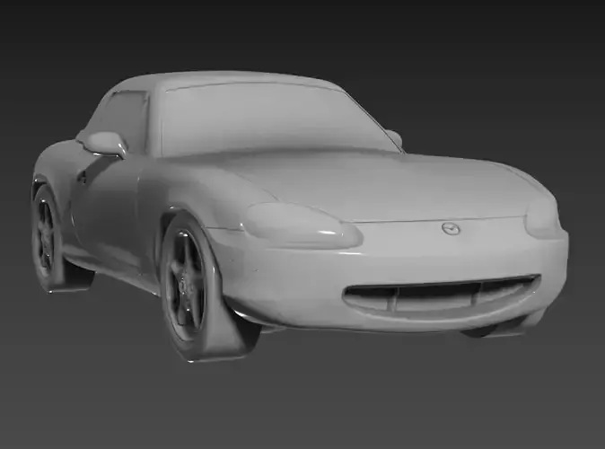 Mazda MX5 Miata coupe 1999 - Printable 3D model 3D print model
