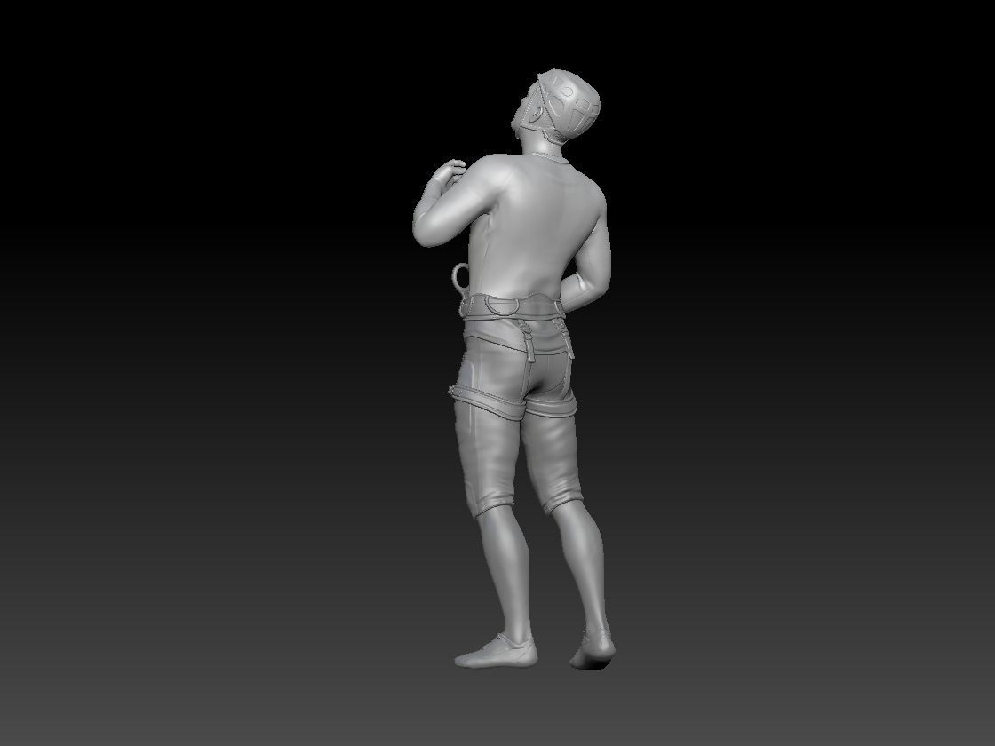 CLIMBING BOY 1 3D print model_3