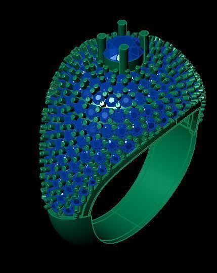 baby ring 3D print model_8