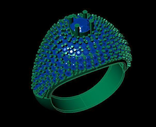 baby ring 3D print model_7