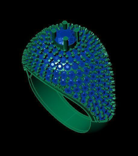 baby ring 3D print model_9