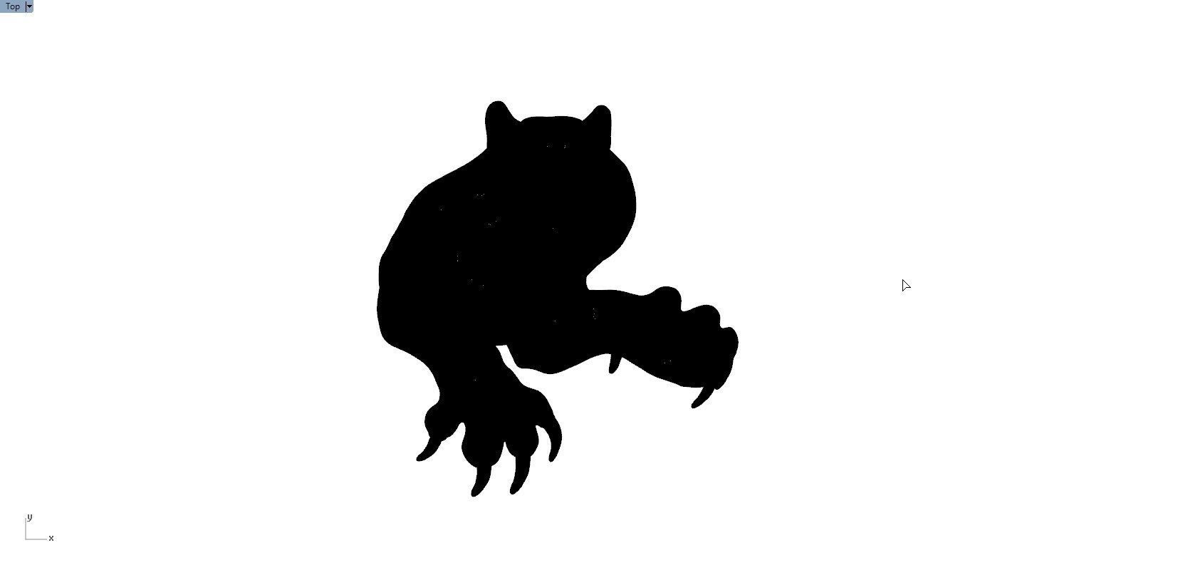 TIGER PENDENT 3D print model_10