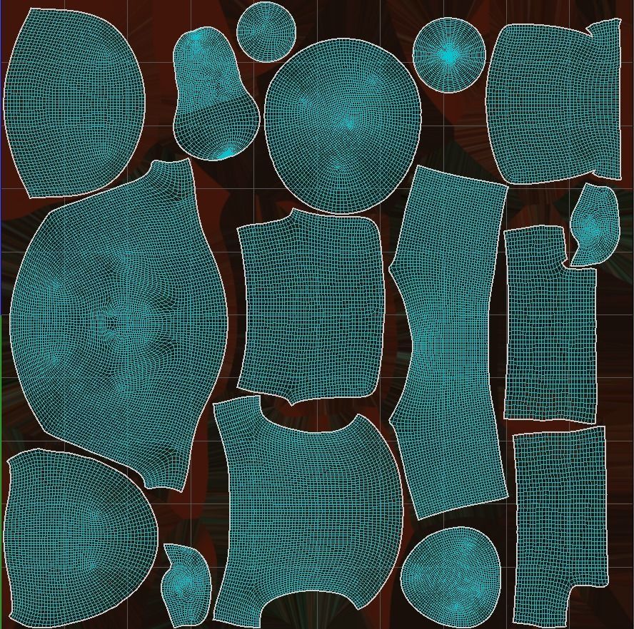 Ife Bronze head Low-poly 3D model_13