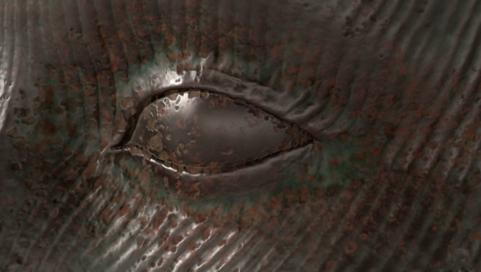 Ife Bronze head Low-poly 3D model_3