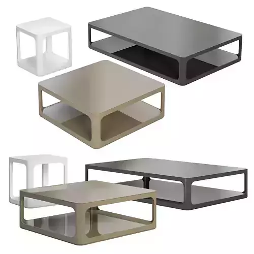 Rimadesio Sixty coffee tables set