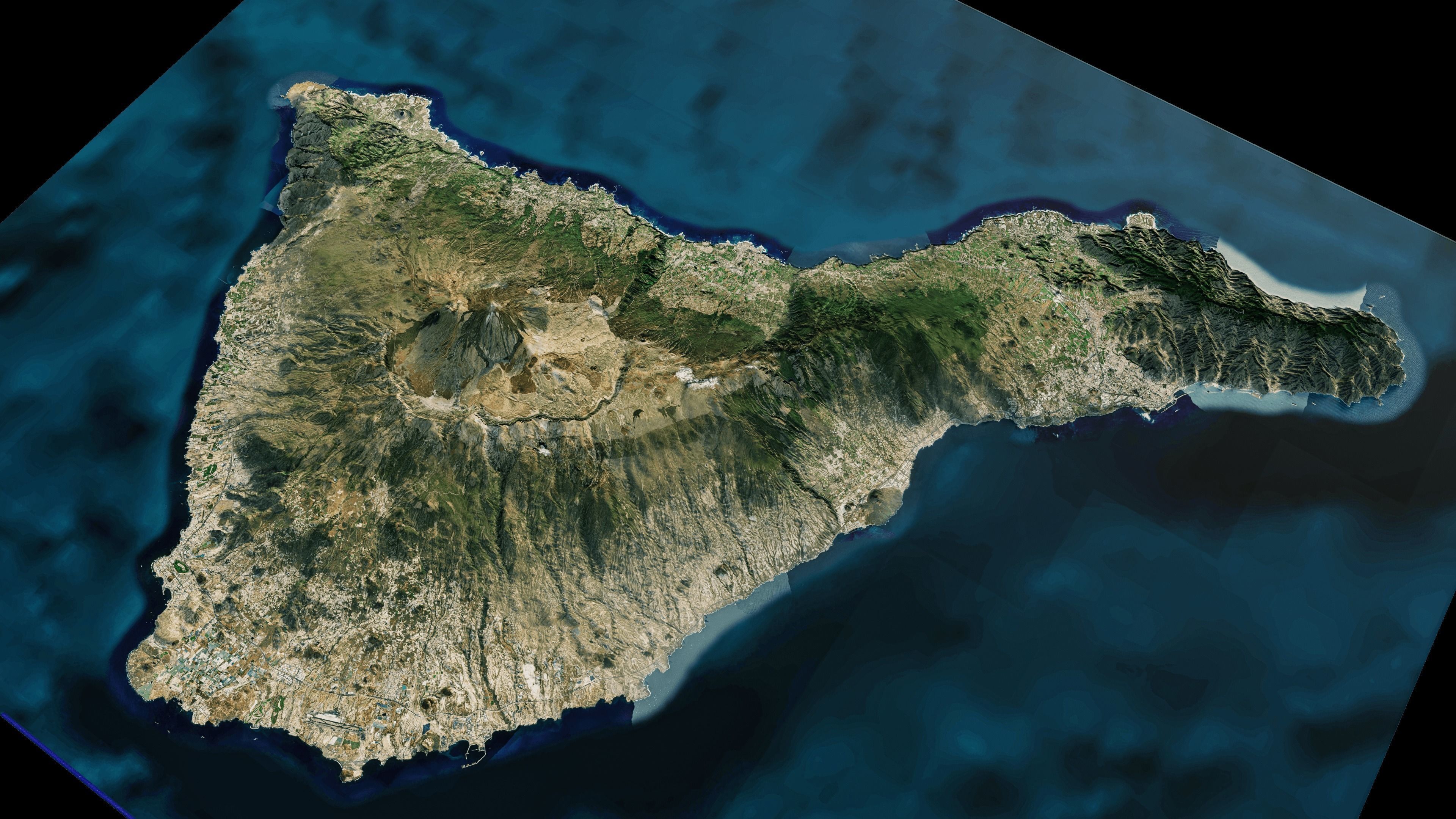 Magnete Frigorifero 3D Tenerife Spagna - Stile Bambù Souvenir - Resina E Magnete Forte