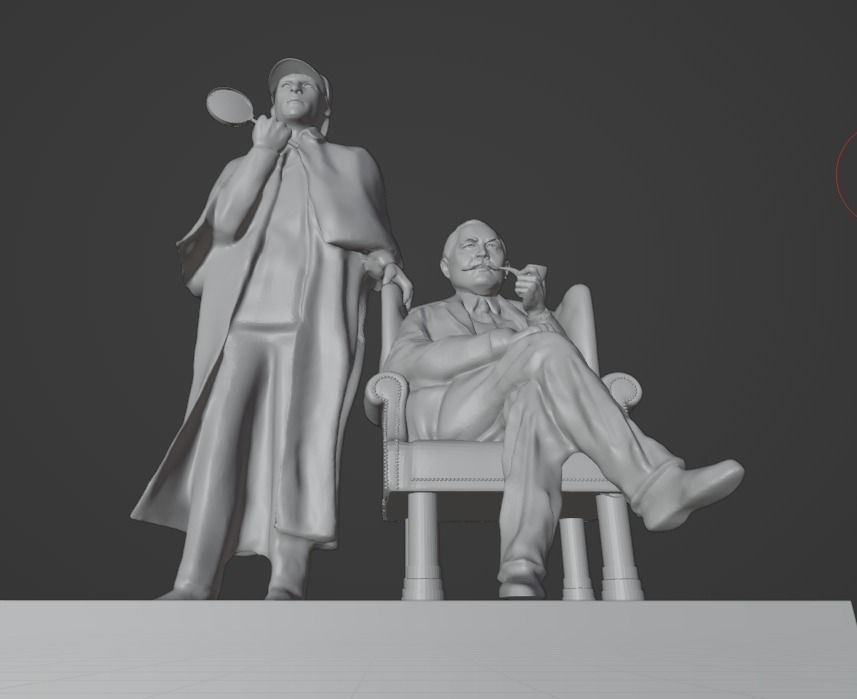  Arthur Conan Doyle 3D print model_22