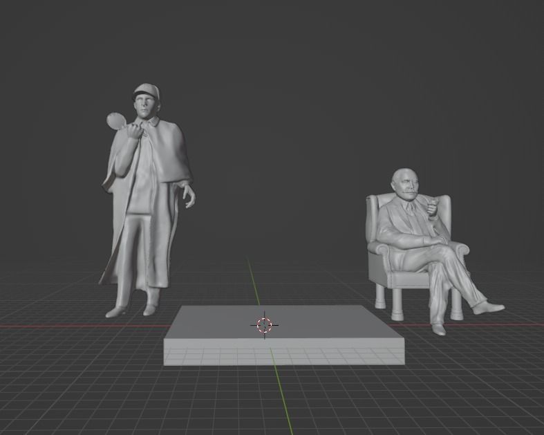  Arthur Conan Doyle 3D print model_14