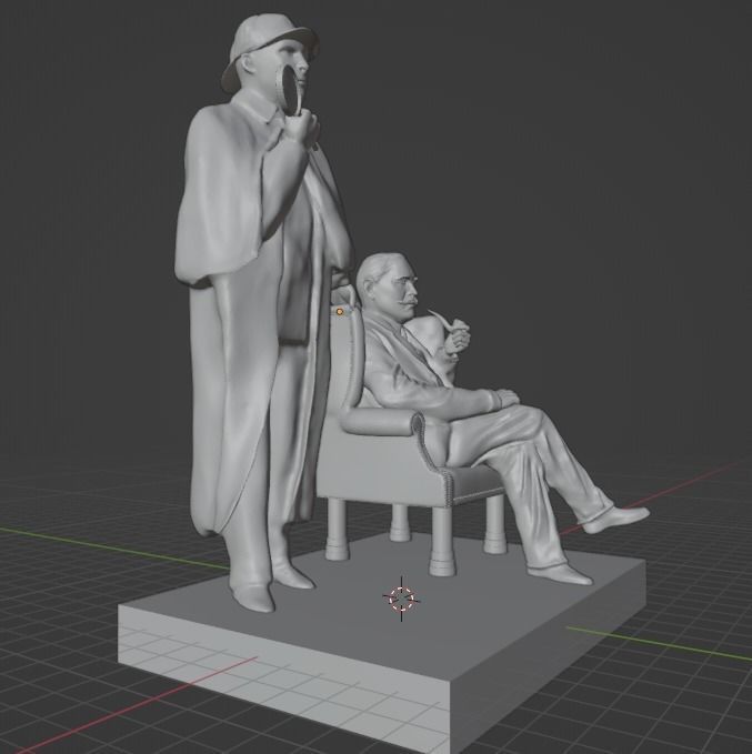  Arthur Conan Doyle 3D print model_17