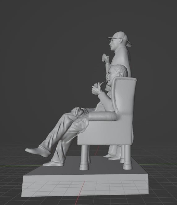  Arthur Conan Doyle 3D print model_21