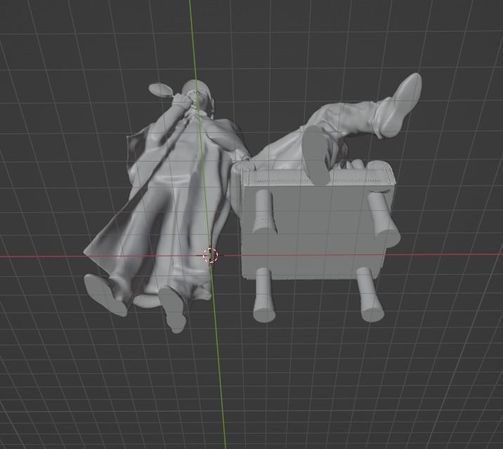  Arthur Conan Doyle 3D print model_1