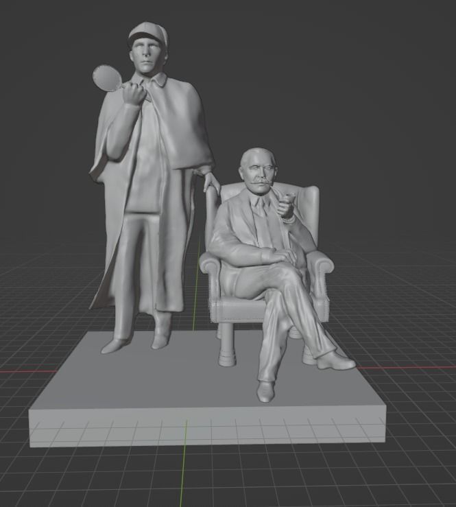  Arthur Conan Doyle 3D print model_11