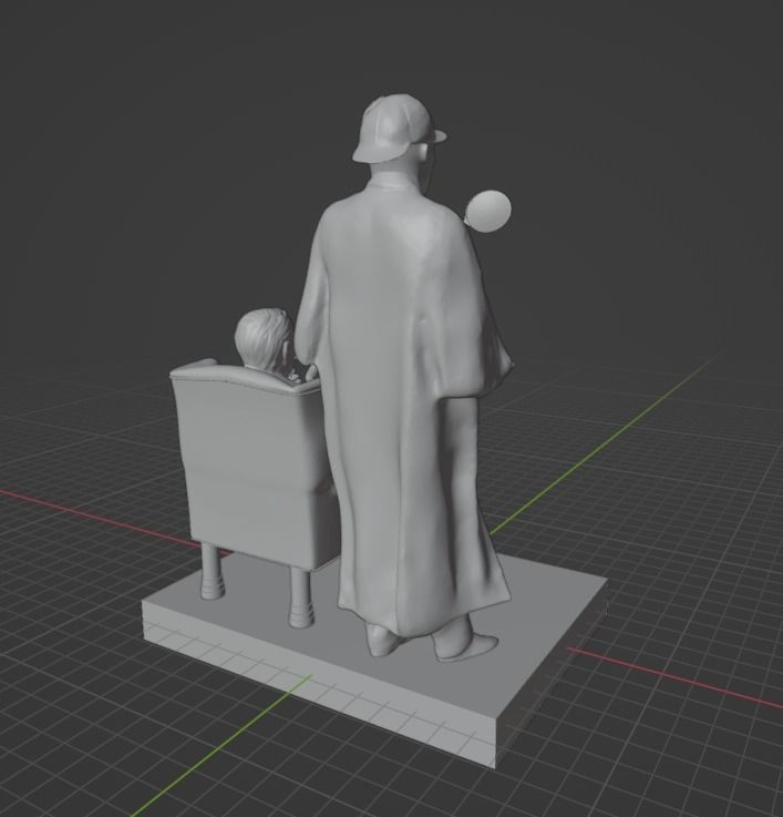  Arthur Conan Doyle 3D print model_19